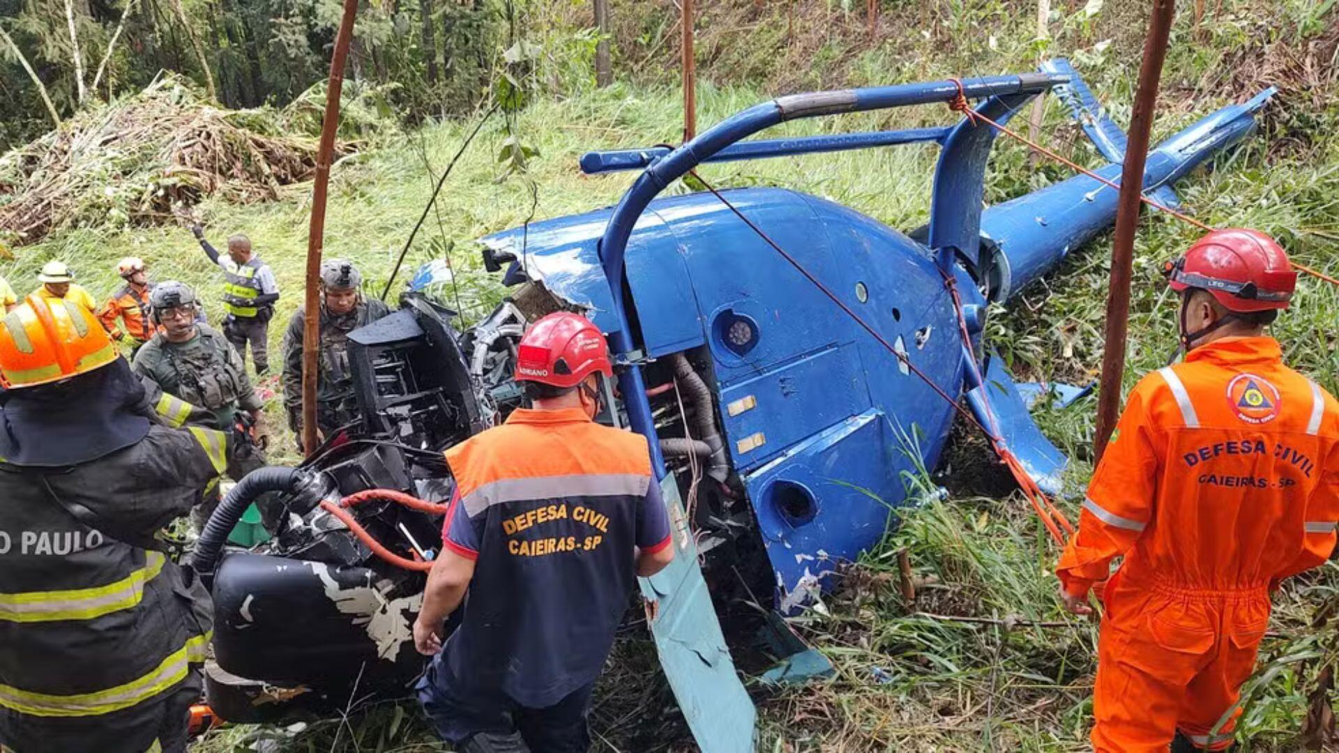 PILOTO DE MS QUE SOBREVIVEU A QUEDA DE HELICÓPTERO EM SÃO PAULO TEM ALTA HOSPITALAR