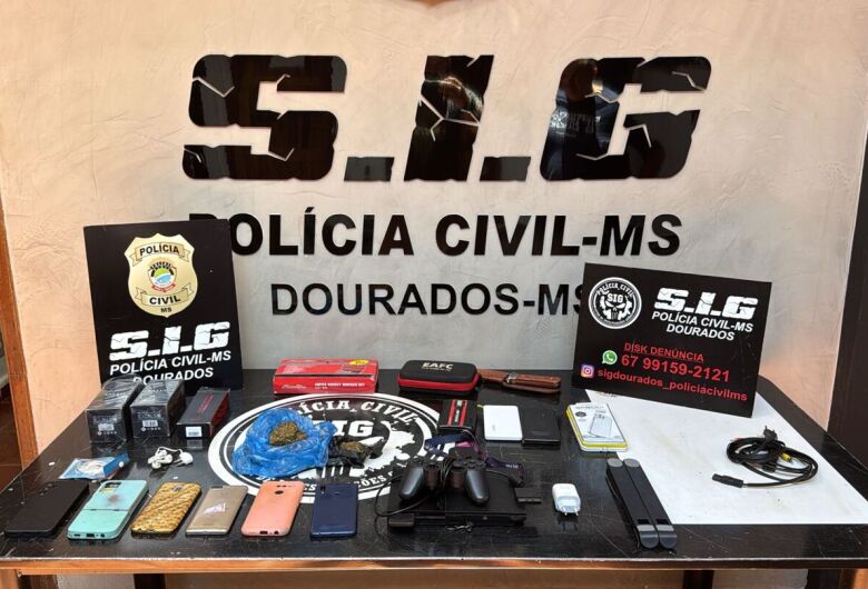 Polícia prende dois após furto em loja de celulares em Dourados