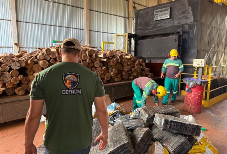 Mais de 12 toneladas de drogas são incineradas por policiais em Ponta Porã