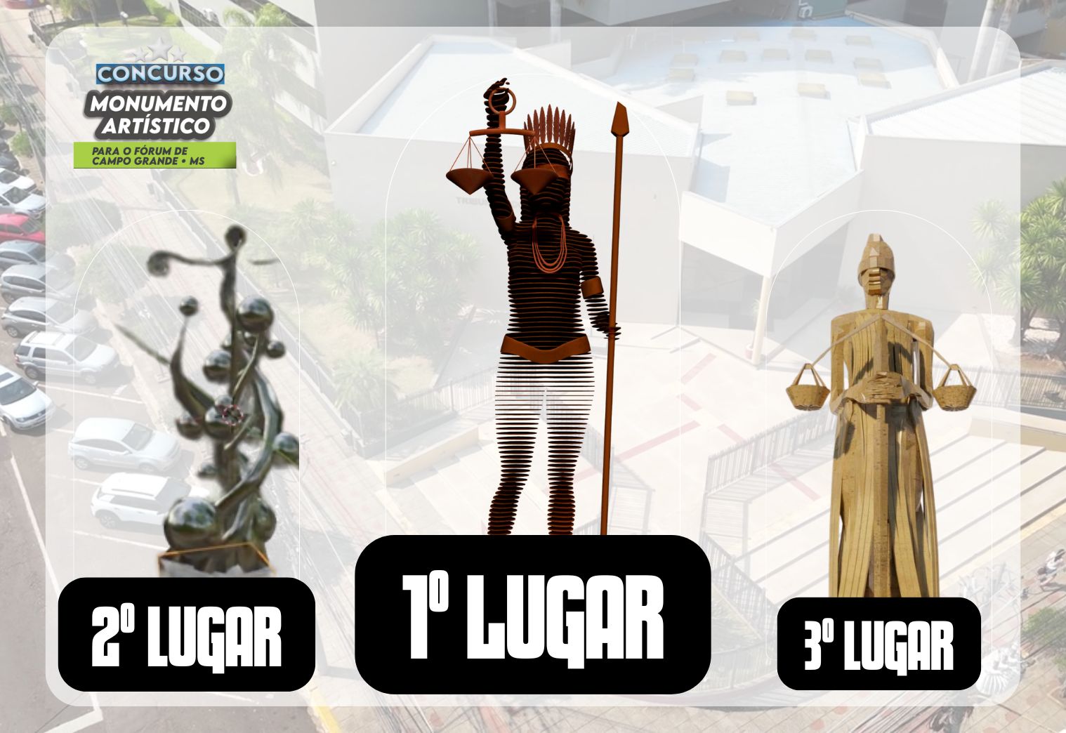 NA RESSACA DE ESCÂNDALO HISTÓRICO, TJMS ESCOLHE NOVA DEUSA PARA ESCULTURA DO FÓRUM DA CAPITAL