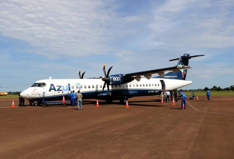 Azul Linhas Aéreas suspende voo para Três Lagoas, MS, em fevereiro
