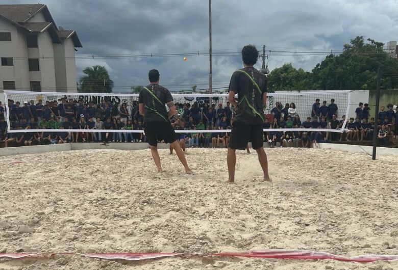 Primeira quadra de Beach Tennis em escola pública é inaugurada em Dourados