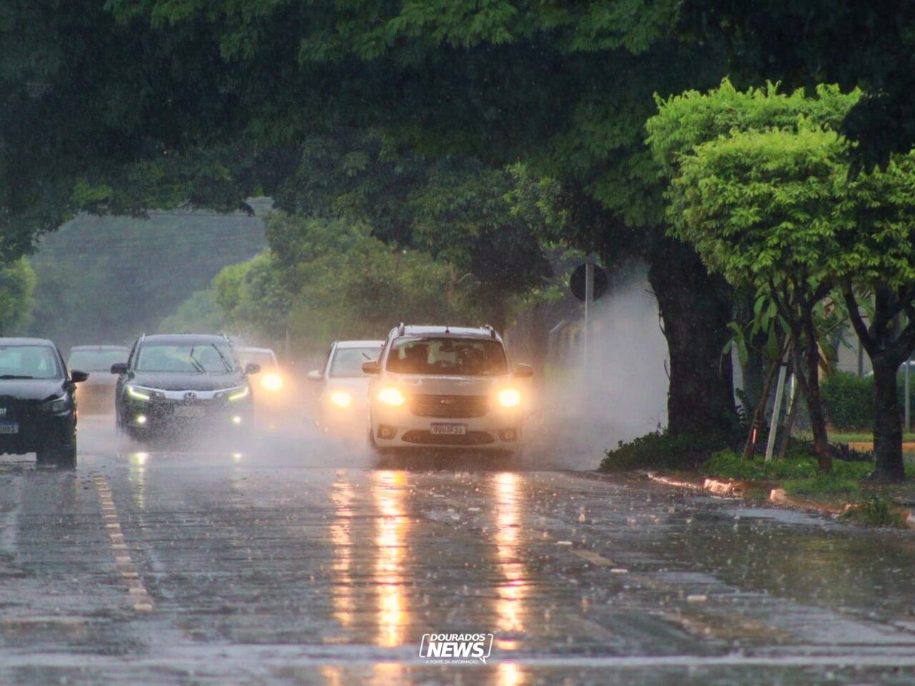 Dourados em alerta de chuvas intensas até o final de semana