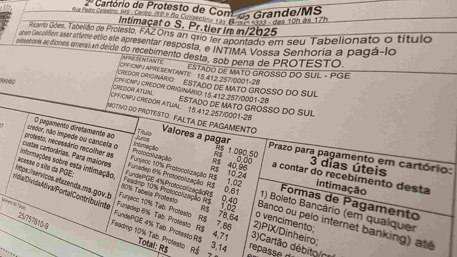 IPVA atrasado: débito vai a protesto antes de Dívida Ativa