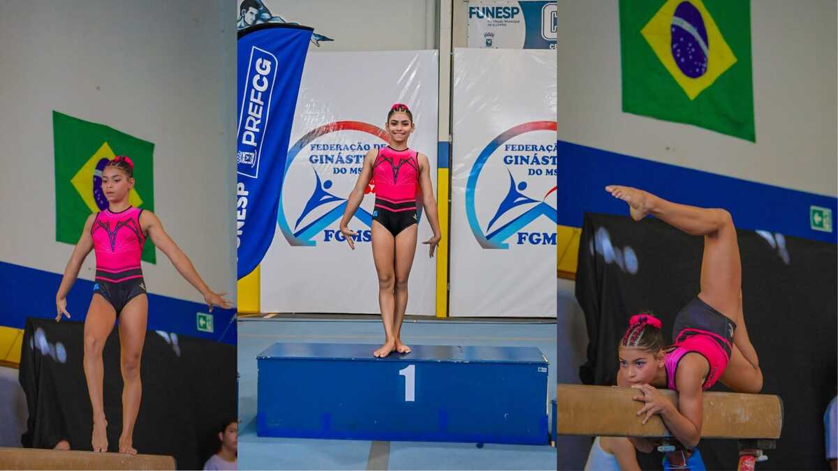 Vaquinha para ginasta: 11 anos busca R$5.000 para viajar