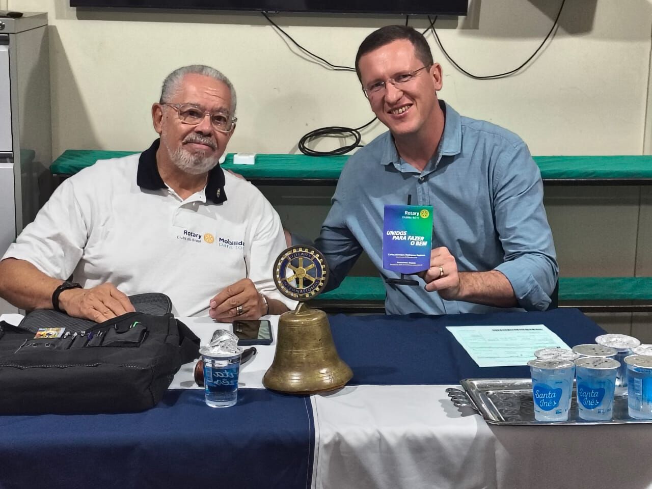 Visita do governador do Rotary ao Ceia em Dourados hoje