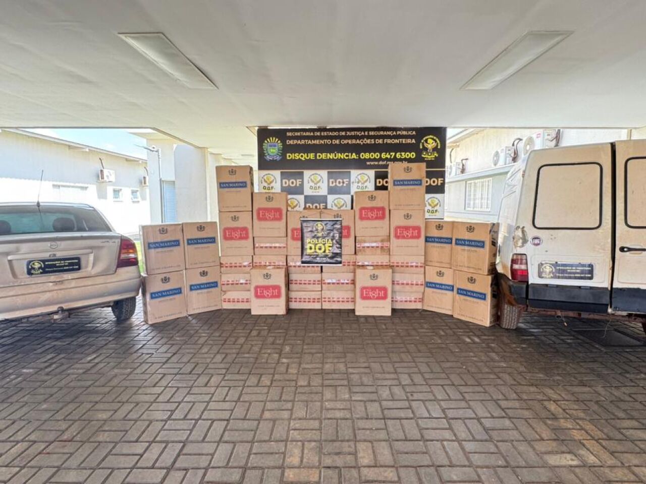 Cigarros contrabandeados: Dourados apreende 2 mil pacotes